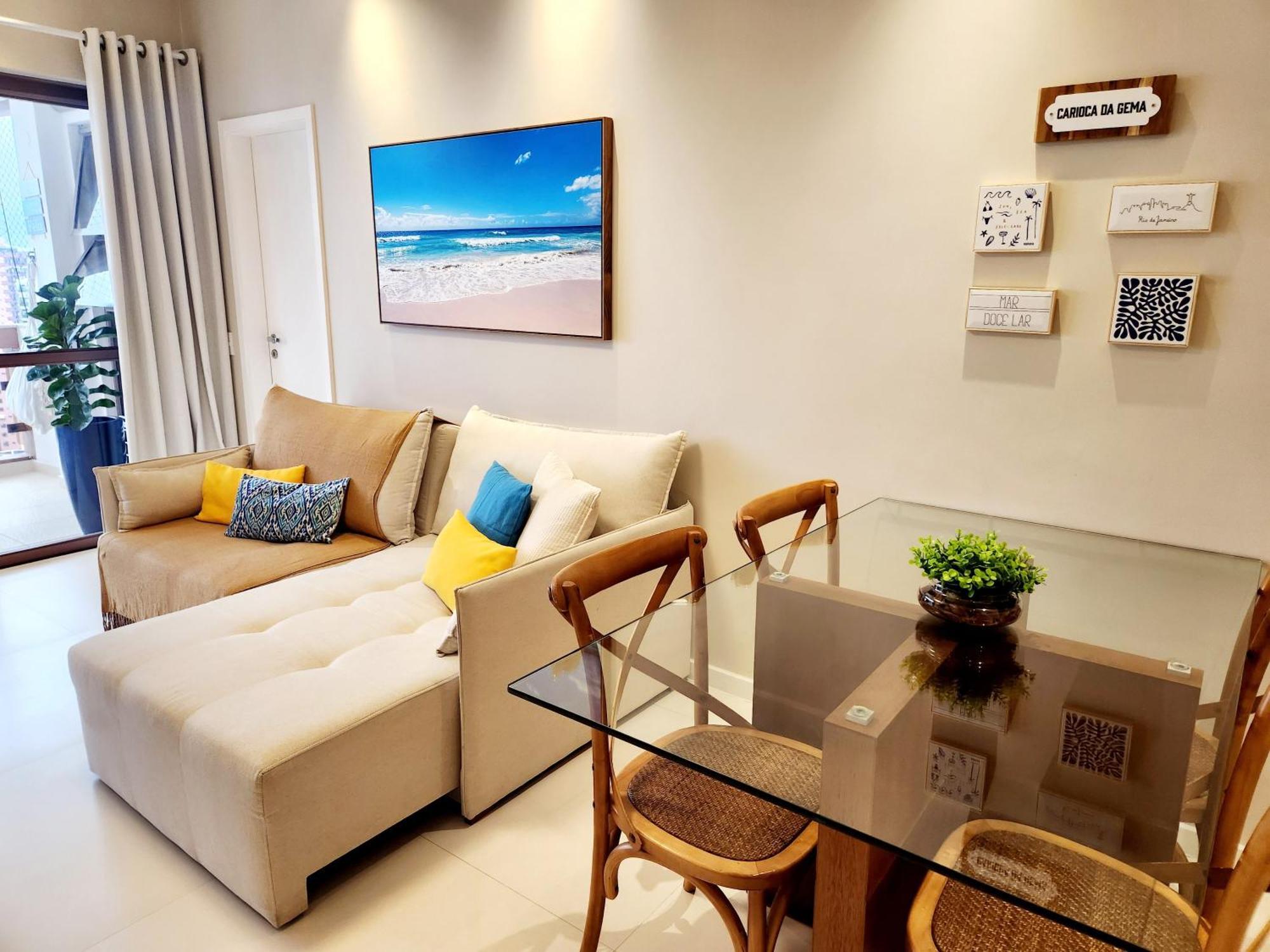 Apartamento Barramares Flat - Condominio Em Frente A Praia Da Barra Da Tijuca Rio de Janeiro Bagian luar foto